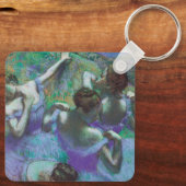 Porte-clés Danseurs bleus par Edgar Degas, Impressionnisme Vi (Verso)