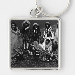 Porte-clés Danseurs Eskimo vintage USA Alaska 1970