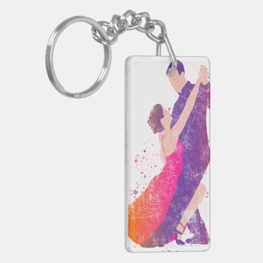 Porte-clés Danseurs Tango Ballroom Flamenco Danser (Devant gauche)