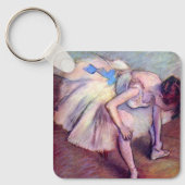 Porte-clés Danseuse assise par Edgar Degas, Art de ballet vin (Recto)