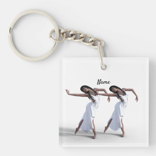 Porte-clés Danseuse blanche Thunder_Cove (Devant)