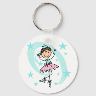 Porte-clés Danseuse de Ballet - T-shirts Marron et Cadeaux