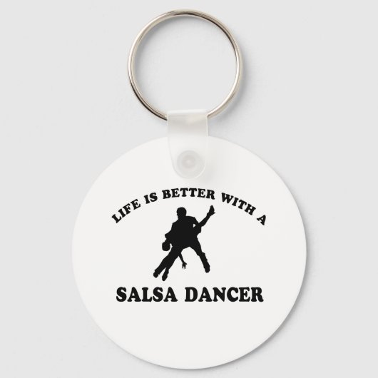 Porte-clés Danseuse de salsa (Recto)
