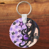 Porte-clés Danseuse du ventre violet (Recto)