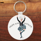 Porte-clés Danseuse écossaise Highland Fling (Recto)