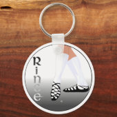 Porte-clés Danseuse Irlandaise - Chaussure Douce - Rince (Recto)