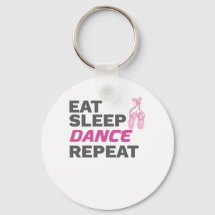 Porte-clés Danseuse pour danser Enseignant Manger Dormir Dans