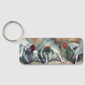Porte-clés Danseuses Lacant leurs Chaussures par Edgar Degas (Verso)