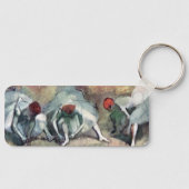 Porte-clés Danseuses Lacant leurs Chaussures par Edgar Degas (Recto)