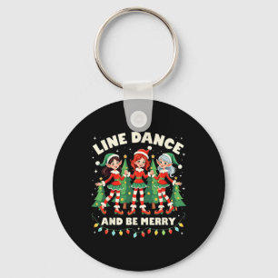 Porte-clés Dansez En Ligne Et Soyez Joyeux Xmas De Jolies Dan