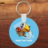 Porte-clés Daredevil Flying Tortoise avec un Jet Pack (Recto)