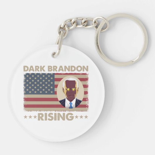 Porte-clés Dark Brandon Funny Joe Biden Meme (Dos)