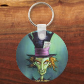 Porte-clés Dark Mad Hatter d'Alice au pays des merveilles (Recto)