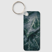 Porte-clés Dark Moody Ivy Feuille Nature Photo (Recto)