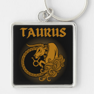 Porte-clés Dark Zodiac - Taureau Art d'Astrologie Médiévale
