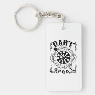 Porte-clés Dart est mon sport