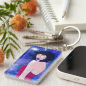Porte-clés d'art original (Devant droit)