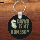 Porte-clés Darwin est mon garçon (Recto)