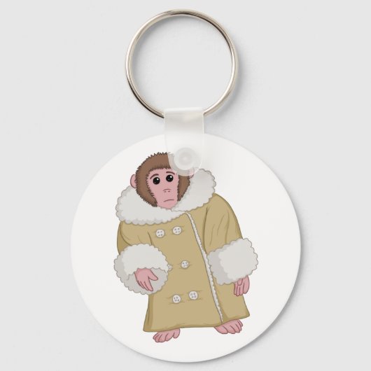 Porte-clés Darwin le singe Ikea (Recto)