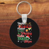 Porte-clés Dasher Dancer Prancer Vixen Moscato Vodka Tequila (Recto)