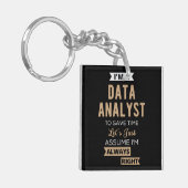 Porte-clés Data Analyst (Devant gauche)