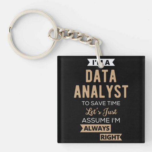 Porte-clés Data Analyst (Devant)