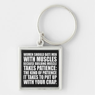 Porte-clés Date Men With Muscles - Funky Bodybuilding