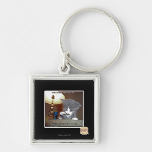 Porte-clés Dats une petite fourrure d'étape je