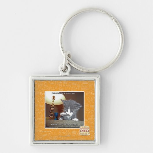 Porte-clés Dats une petite fourrure d'étape je (Devant)