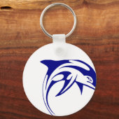 Porte-clés Dauphin bleu (Recto)