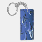 Porte-clés Dauphin bleu (Devant gauche)