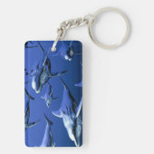 Porte-clés Dauphin bleu (Dos)