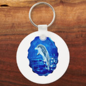 Porte-clés Dauphin bleu de la mer (Recto)