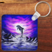 Porte-clés Dauphin clair de lune (Verso)