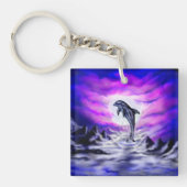 Porte-clés Dauphin clair de lune (Devant)