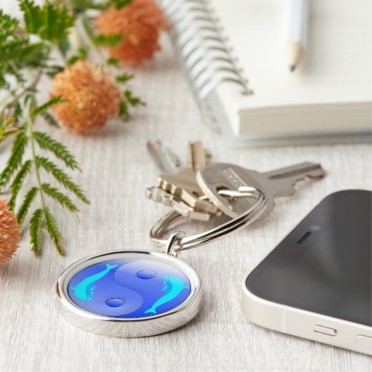 Porte-clés Dauphin de Ying-Yang (Côté)