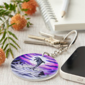 Porte-clés Dauphin lunaire (Devant droit)