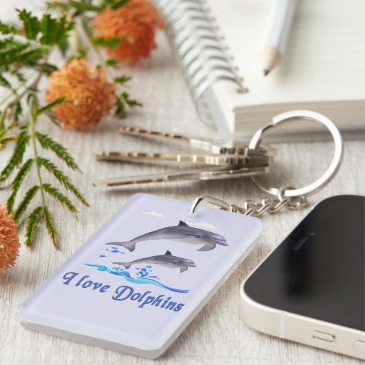 Porte-clés Dauphins (Devant droit)