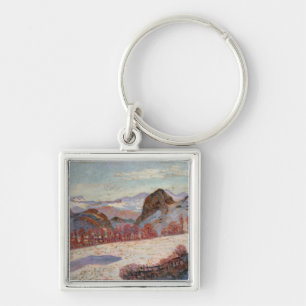 Porte-clés d'Auvergne de St Sauves, c.1900 (huile sur le