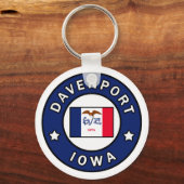 Porte-clés Davenport Iowa (Recto)