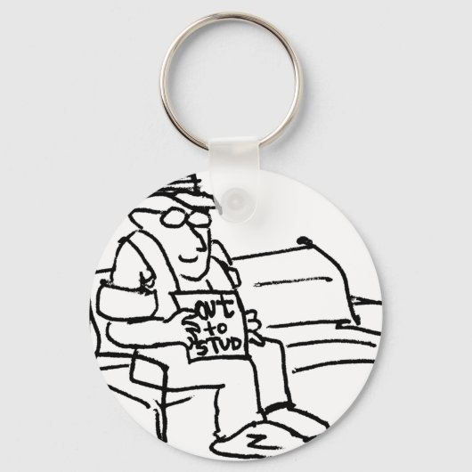 Porte-clés davholle dehors to stud (Recto)