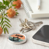 Porte-clés David Hébreu Signification Bien-aimée Sunset Vinta (Côté)