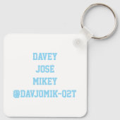 Porte-clés @DavJoMik-q2t Keychain (Dos)