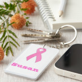 Porte-clés d'Awarness de cancer du sein (Devant droit)