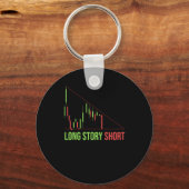 Porte-clés Day trading trader stock market (Recto)