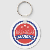Porte-clés DD-214 Retraite militaire vétéran de l'Armée de te (Recto)