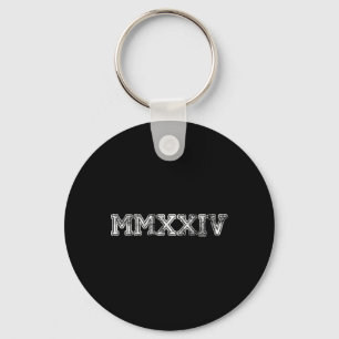Porte-clés De 2024 Mmxxiv Graduation Spirit Vintage Senior 20