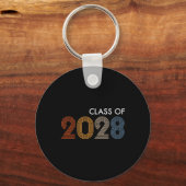 Porte-clés De 2028 Collège Université Lycée Future Grad (Recto)