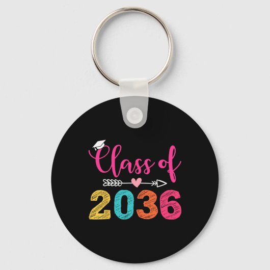 Porte-clés De 2036 Augmenter Avec Moi Graduation (Recto)