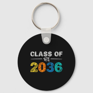 Porte-clés De 2036 Augmenter Avec Moi Premier Jour De Graduat